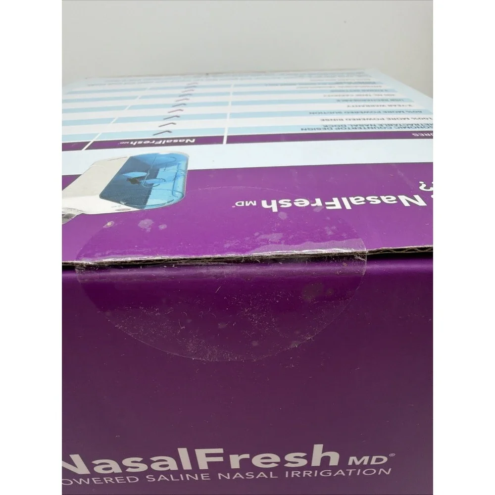 NASALFRESH‎ MD Dual Powered Nasal Sinus Irrigation System Rinse Wash 30 Packet